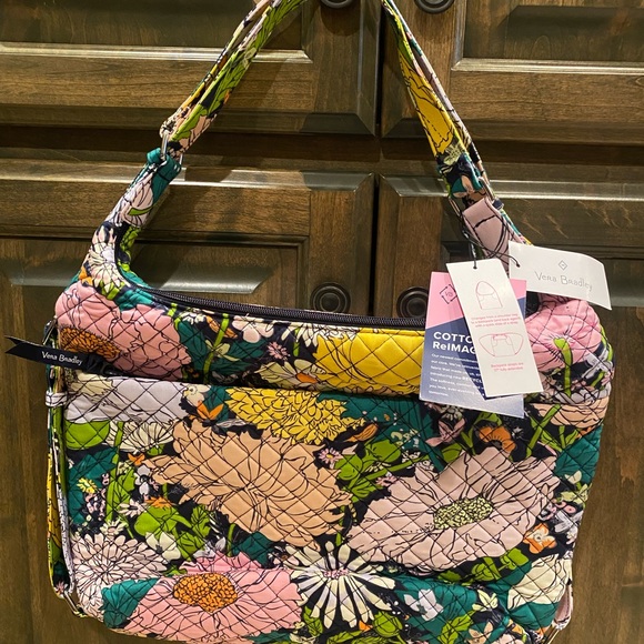 BNWT Vera Bradley Convertible Backpack Shoulder Bag Bloom Bloom - Picture 4 of 4